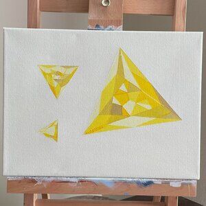 Yellow Diamond Triangles